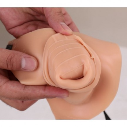 Накладная вагина с полостью для вибро-стимулятора